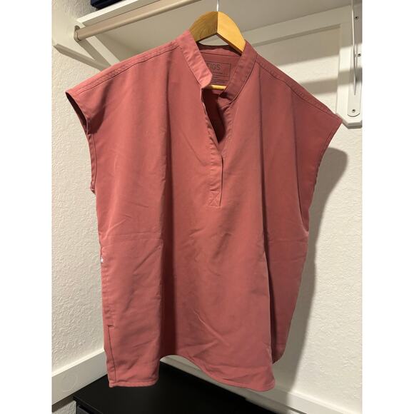 Figs Rafaela Oversized Scrub Top In Desert Rose Size L - Picture 3 of 7